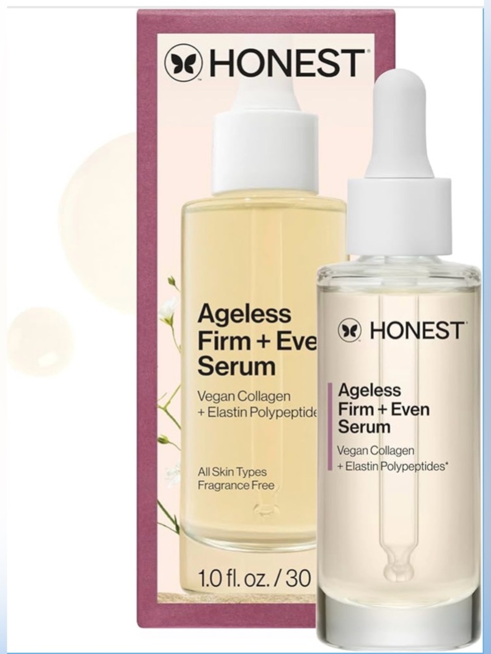 HONEST Beauty Ageless Firm + Even Serum